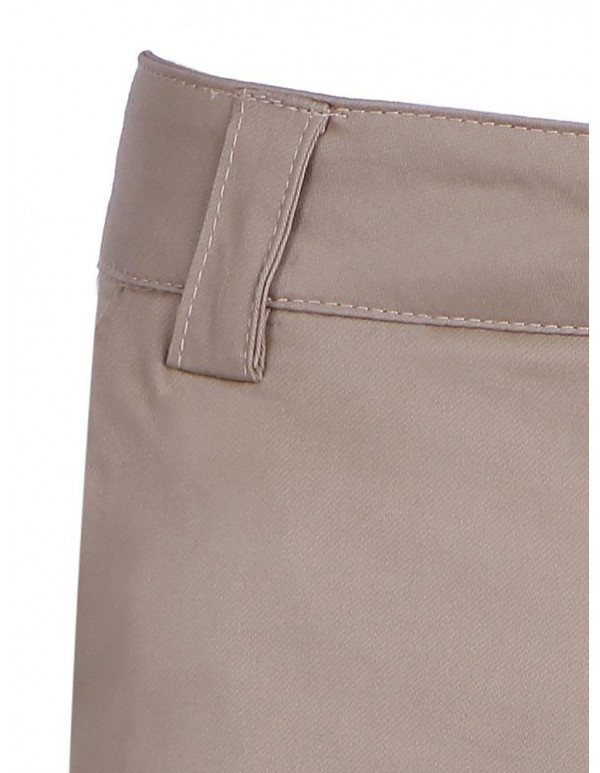 Shorts in Twill with Roll-up Hem