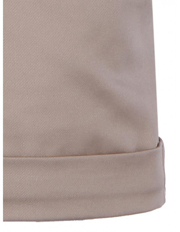 Shorts in Twill with Roll-up Hem