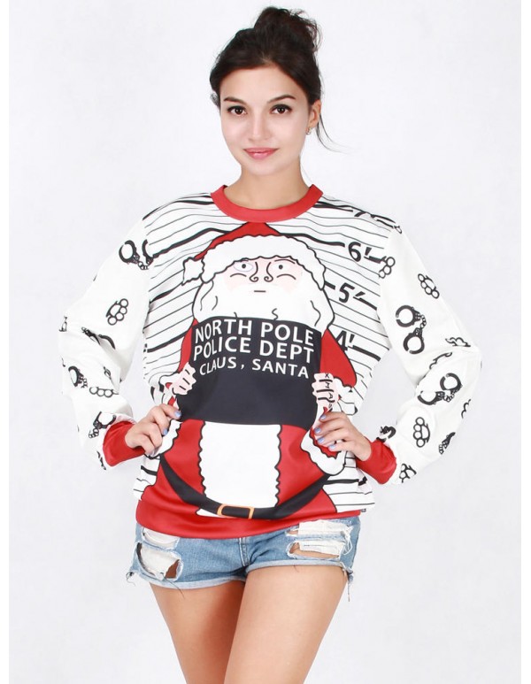 Plus Size Casual Women Christmas Sweatshirts